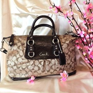 Coach Signature Brown Satchel